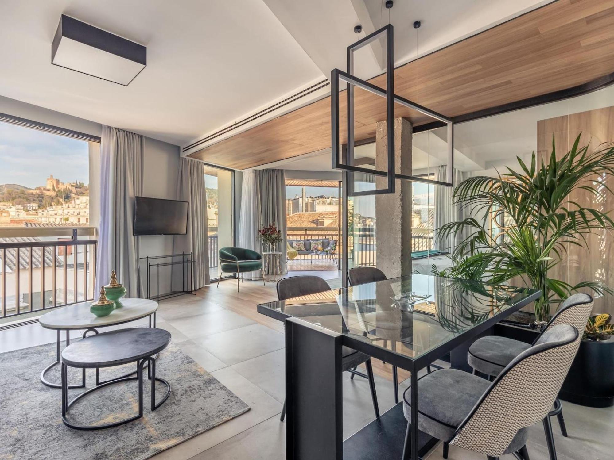 Апартаменты Luxury Alhambra Penthouse Collection Гранада Экстерьер фото