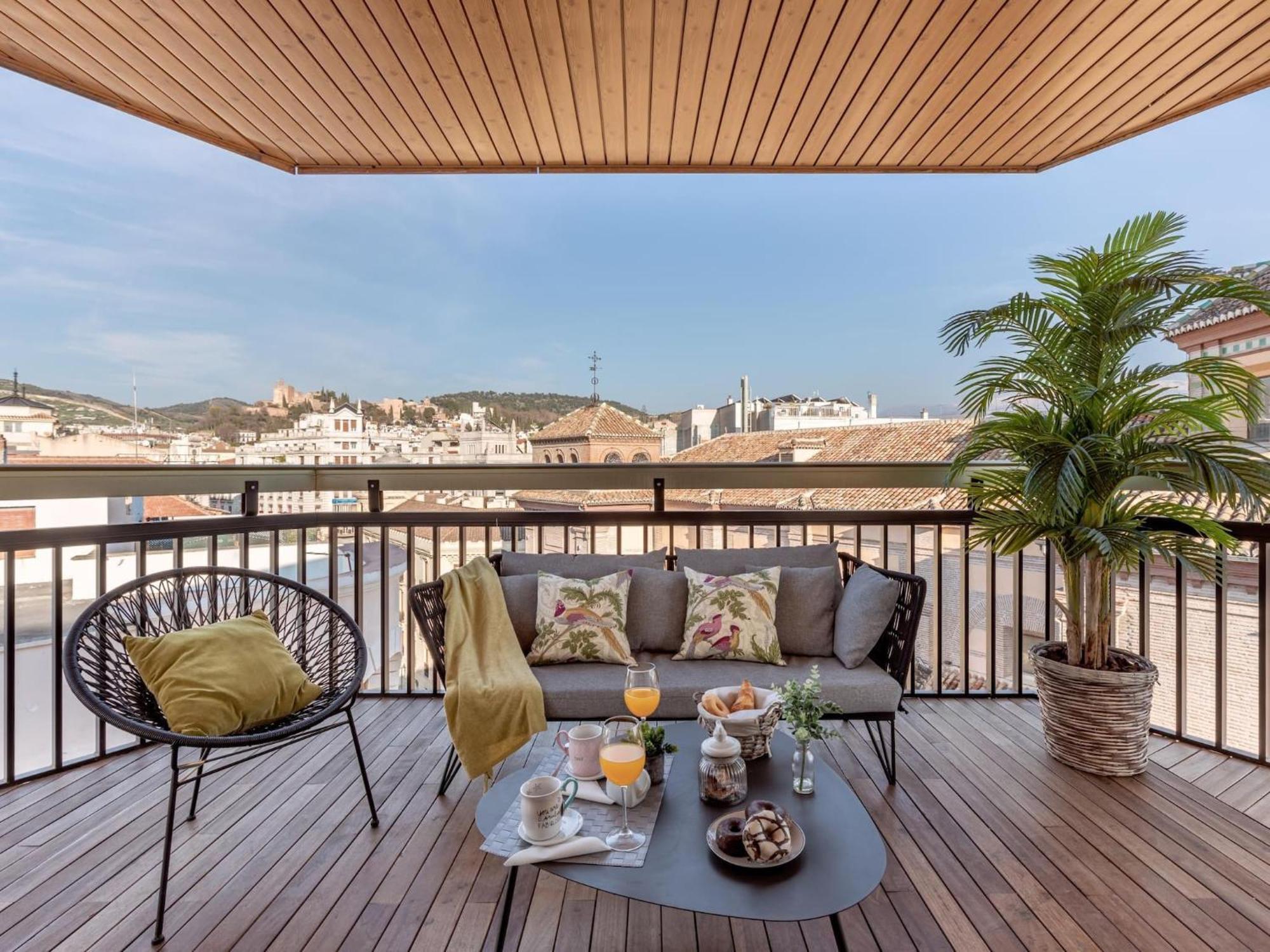 Апартаменты Luxury Alhambra Penthouse Collection Гранада Экстерьер фото
