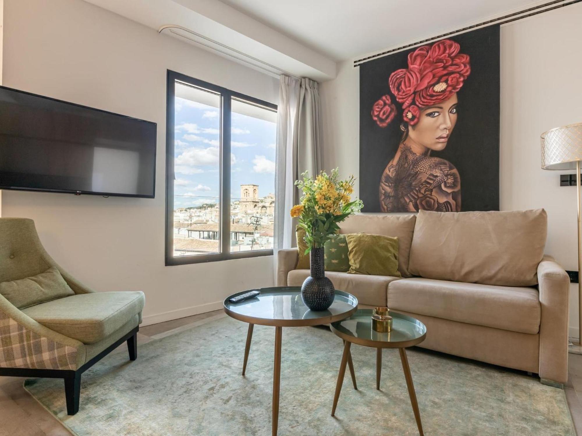 Апартаменты Luxury Alhambra Penthouse Collection Гранада Экстерьер фото